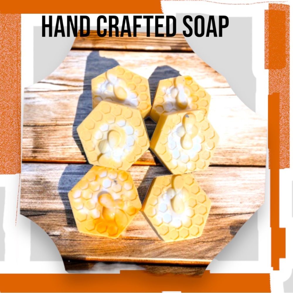 Hand Crafted Oatmeal Honey & Milk Soap Bar